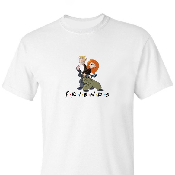 🆕 Kim possible X friends T-shirt - Picture 2 of 2
